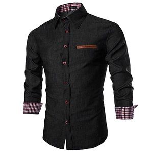 Coofandy Black Long Sleeve Dress Shirt XXL